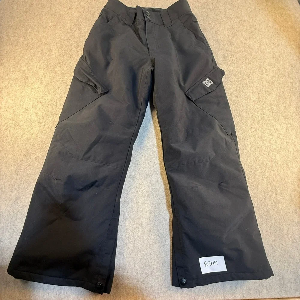 DC Black Snowboard Pants Size 12 10K‎ ProFill Insulated Cargo